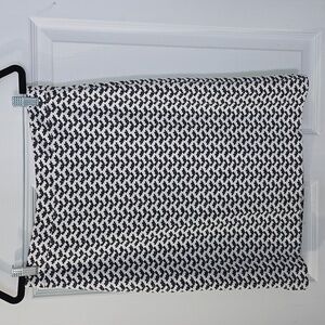 Banana Republic Womens navy and white pencil skirt cotton zipper‎ on back size 6